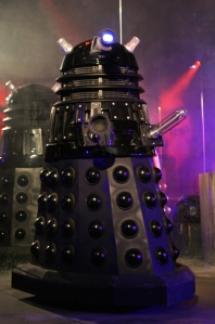 Daleks, from Doctor Who: “Exterminate!  Exterminate!  You will be ex-ter-mi-na-ted!”   