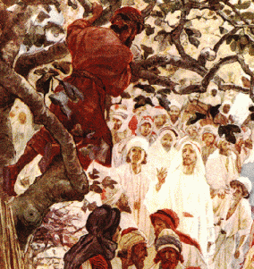 The Son of Man came to seek and save the lost (Jesus' words to Zacchaeus)